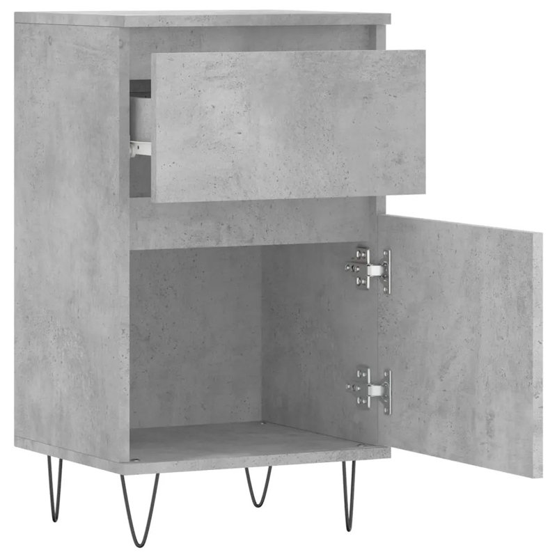 Fereol 1 - Door Rectangle Accent Cabinet, Concrete Grey