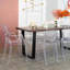 Chaise d'appoint Benas en transparent