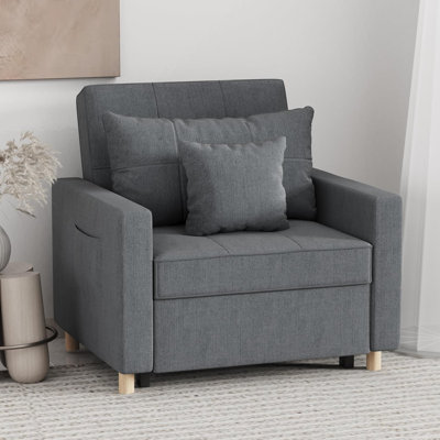 Emma-Leigh 1 Seater Fabric Accent Chairs Bed