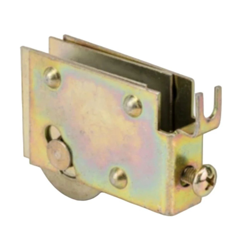 Rouleau en acier pour portes coulissantes en verre | Rouleau, 1-1 / 4 po Roues en acier