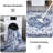 10'x13' Vintage Low-Pile Area Rug, Machine Washable Non-Slip Stain Resistant Carpet for Large Living Room, Blue-1504946738-1504946749