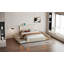 Grand lit plateforme tapissier avec lit gigogne et tiroirs-1261372960