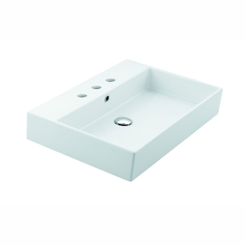 Unlimited 27.5'' L Bathroom Sink, No Hole