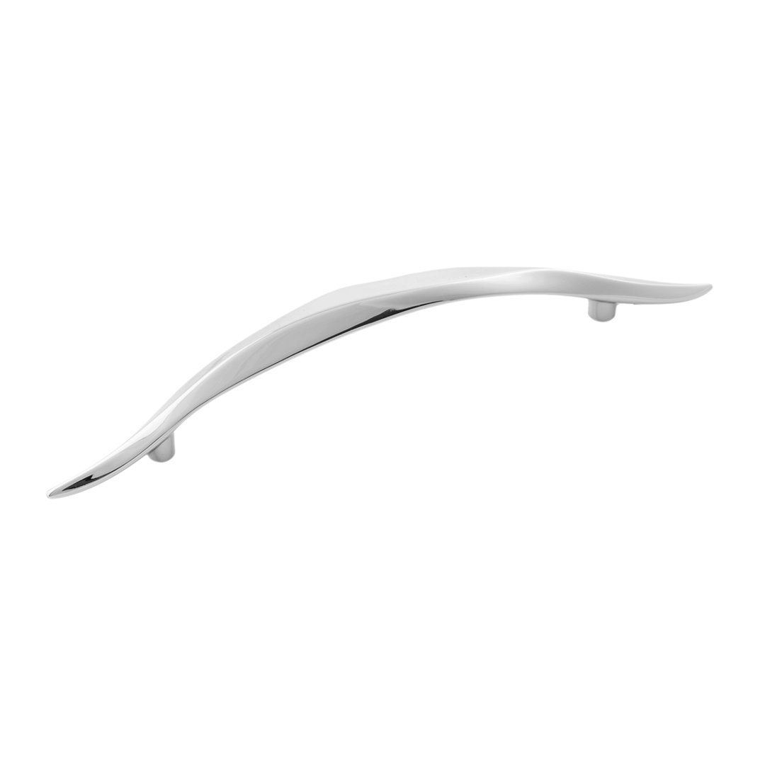 Willow Kitchen Cabinet Handles, Solid Core Drawer Pulls for Cabinet Doors, 5-1/16" (128mm) Hickory Hardware 