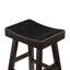 Ensemble de 2 tabourets de bar de style transitionnel, meubles en bois d'hévéa massif-208445674-208445679