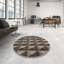 Tapis brun/gris à motifs-184212245
