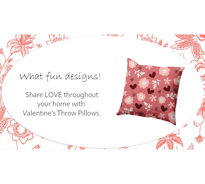 e by design Reversible Throw Pillow