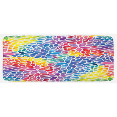 Tapis de cuisine coloré