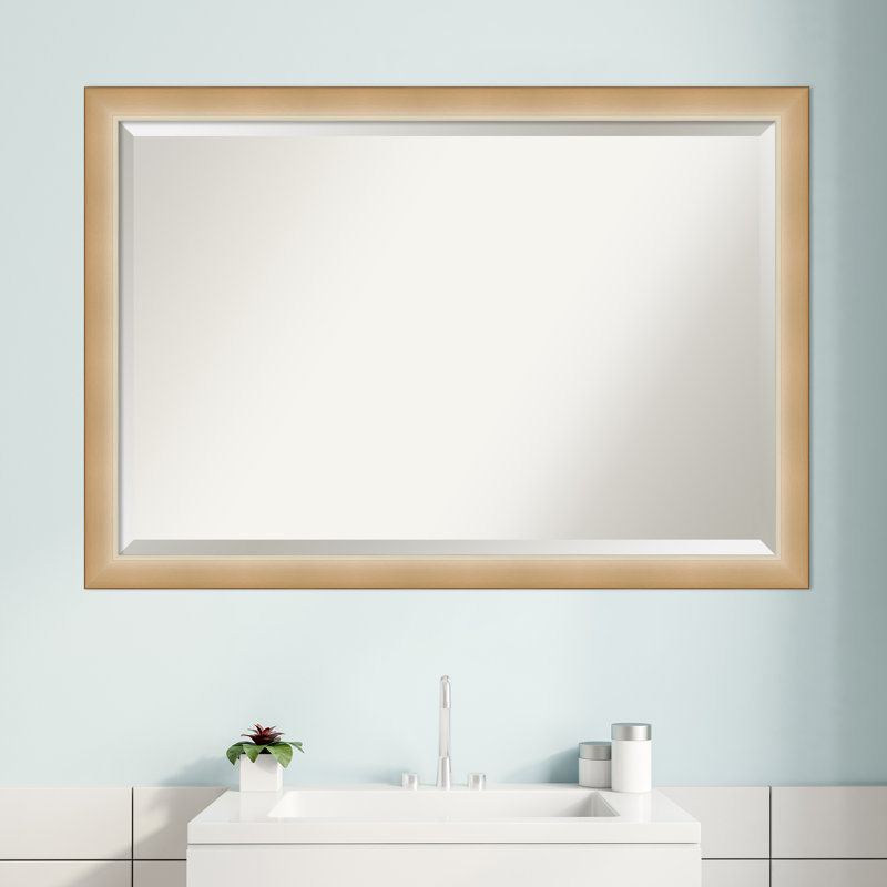 Quade Mirror, 27.25" x 39.25", Eva Ambre Gold
