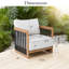 Chaise longue avec coussins Sereno-553656745