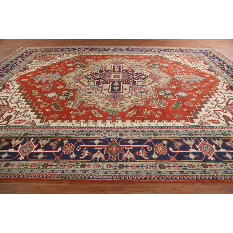 Geometric Traditional  Oriental Large Rug 12x15