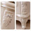 Banc de rangement blanc en bois manufacturé
