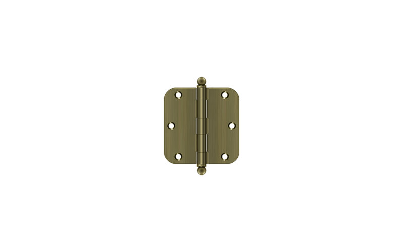 Steel Butt Bearing Hinge, Polished Brass