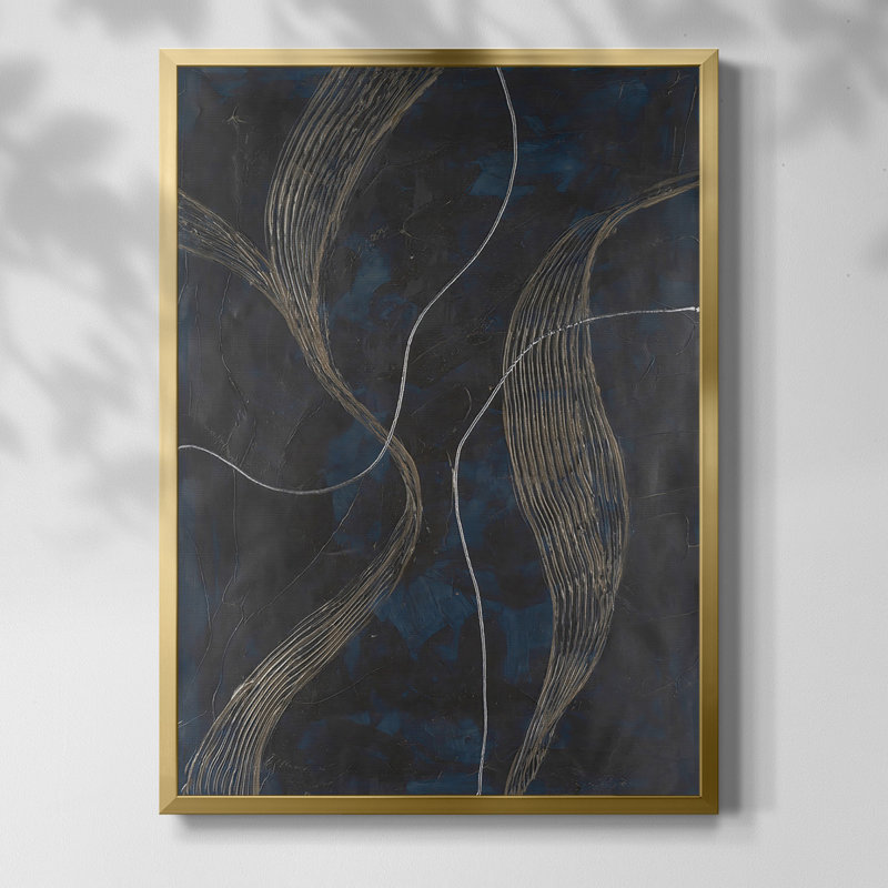 «Laminar Flow II», reproduction encadrée de qualité supérieure - Prêt à être accroché_2861248, H 42,5 po x l 30,5 po x P 1 po