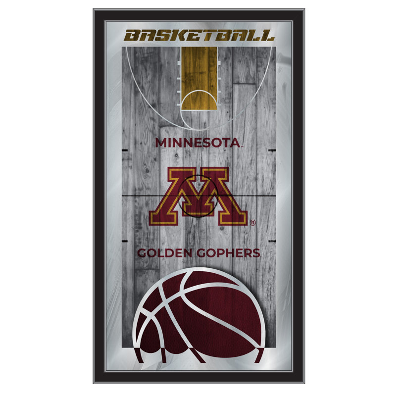 « basket mirror », impression encadrée NCAA, Minnesota