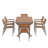 Experience Outdoor Dining Freedom With A Flexible Set Including Six Chairs And A Table That Extends From 62.9 To 82.6 Inches For Personalized Arrangements-1452264203