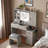Pavo Farmhouse Vanity With Movable LED Mirror And Charging Station-122065418
