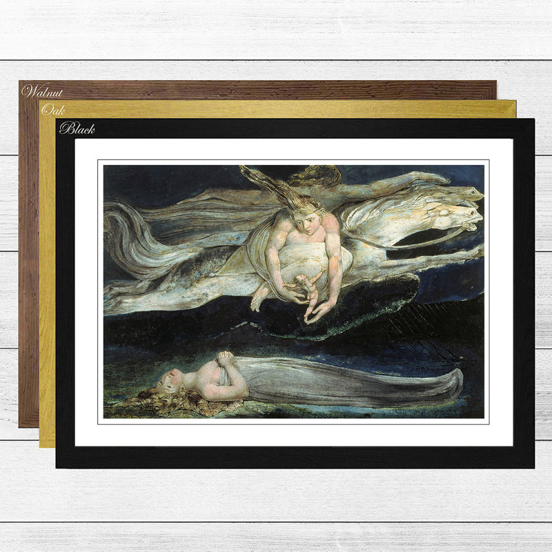 William Blake - Single Picture Frame Painting, Walnut
