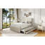 Lit plateforme double tapissier avec lit gigogne simple et 3 tiroirs-887895015