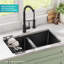 Évier de cuisine en granite onyx KRAUS-120128982-120128984