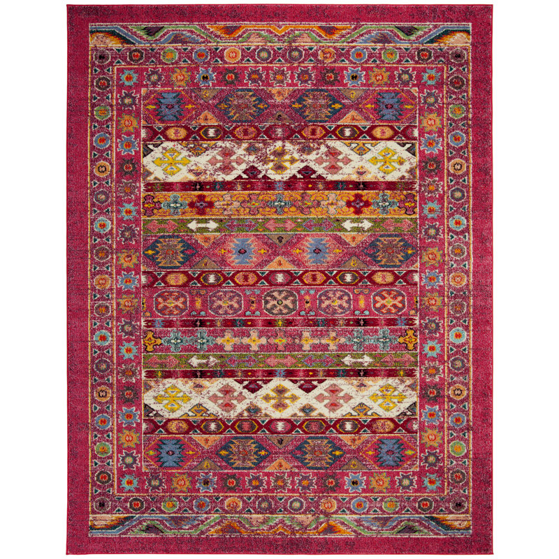 Gutierez Performance Southwestern Rug, Rectangle 8' x 10'