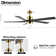 Krishona 54'' Ceiling Fan with LED Lights