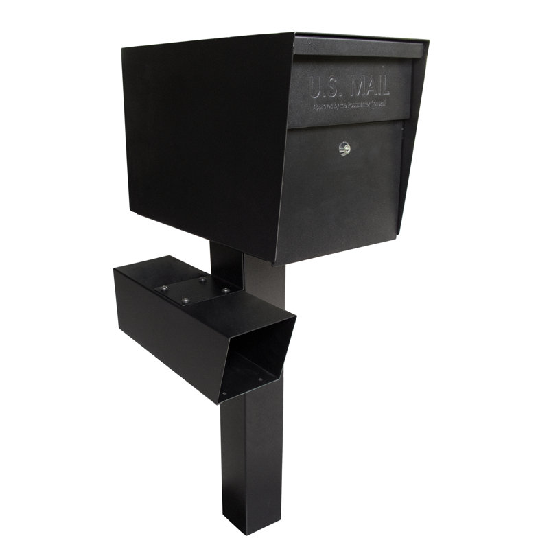 Mail Boss Metal Newspaper Holder, Black