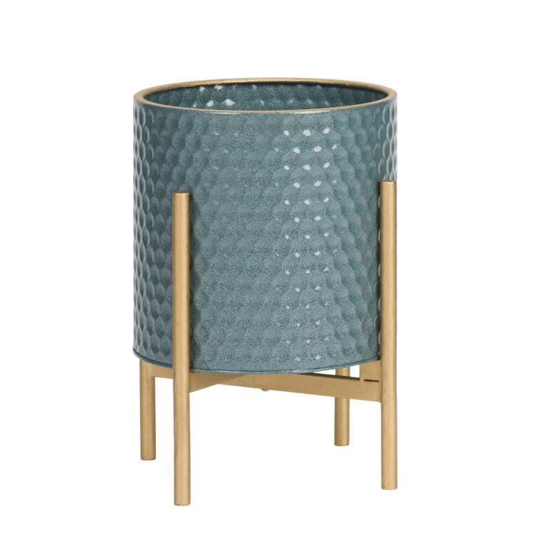 Pot à fleurs Rhys Mid Century, H 14,75 po x l 11,75 po x P 11,75 po