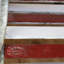 Banc de jardin en fer American Flag