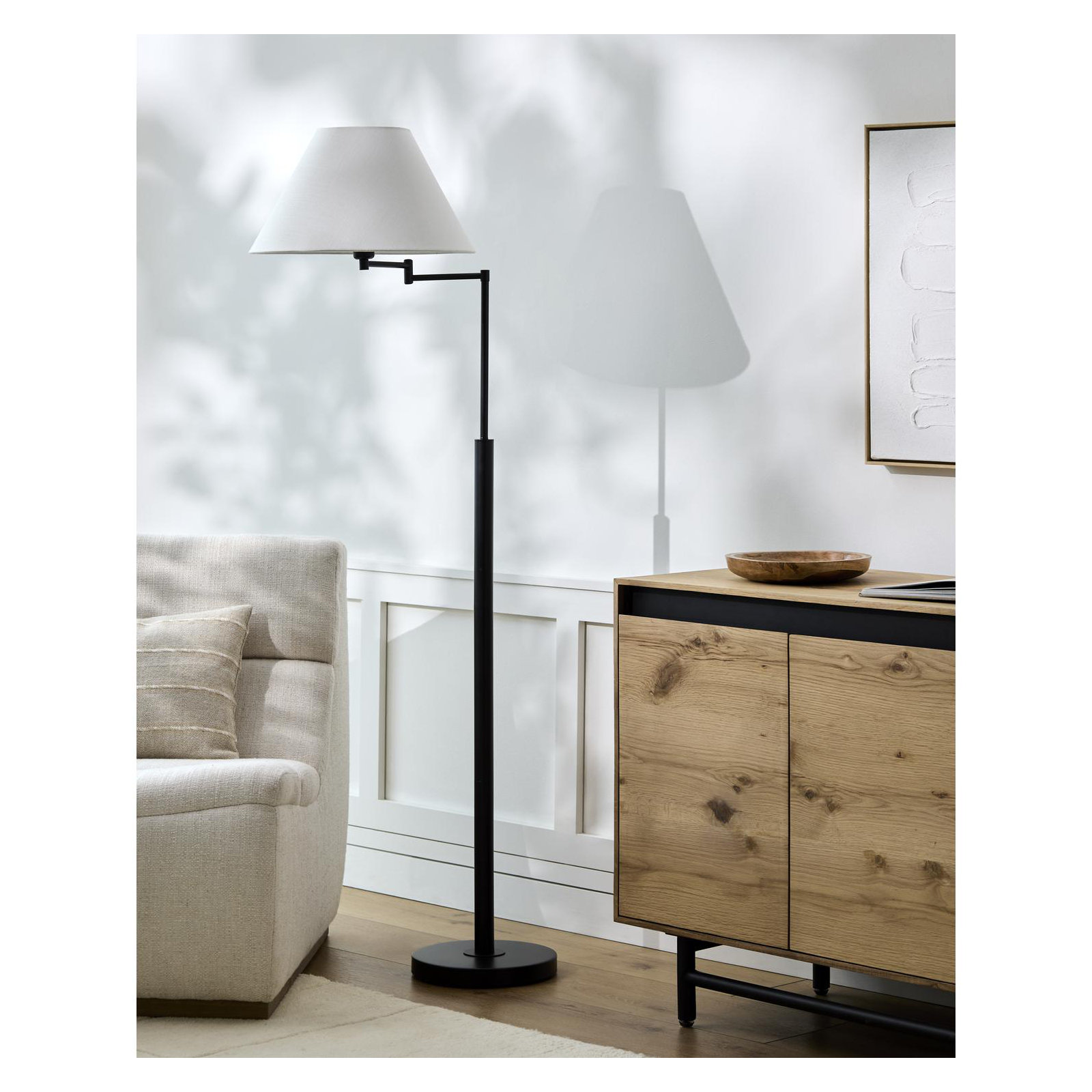 Lorna Floor Lamp, Black