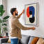 Layered Forms Geometric - Wrapped Canvas-131761679-131761687