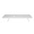 Outdoor Chaise Lounge Set Of 2, 5-Position Adjustable Backrest, White Steel Frame With Textilene Seat For Patio And Poolside Relaxation