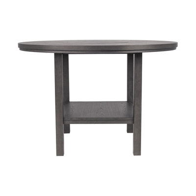 54.4" W COUNTER HEIGHT TABLE, CHARCOAL BLACK