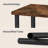 Reggis 24.4'' Tall Side Table-650889235
