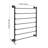 7-Tier Wall Mounted Ribbon/Towel Storage Rack-116399794