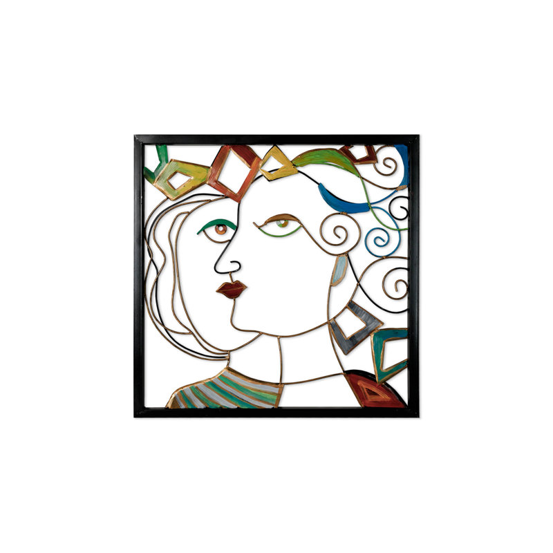 Handmade Modern Abstract Wall Decor on Metal