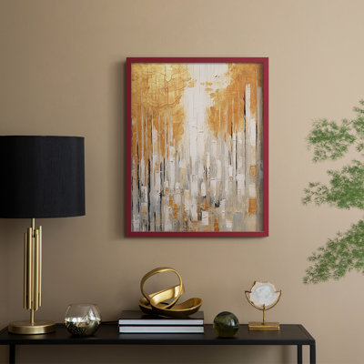 ABSTRACT Series CMXL III, reproduction encadrée - bois massif