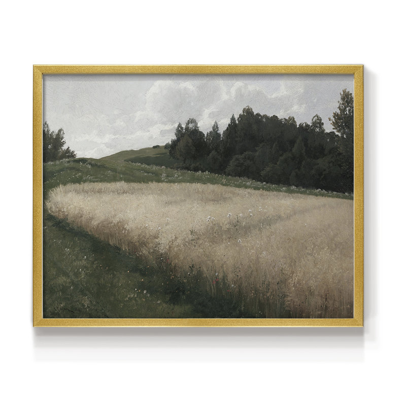 Paysages rétro-CDLXV - reproduction encadrée, H 16 po x l 20 po