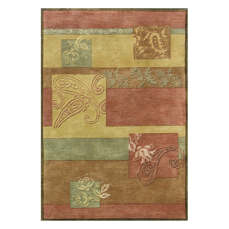 Vision Wool Floral Indoor Rug, Rectangle 5' x 8'