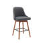 Tabouret de bar rembourré avec accoudoirs avec repose-pieds Orfield-606087232-605530029-608499074