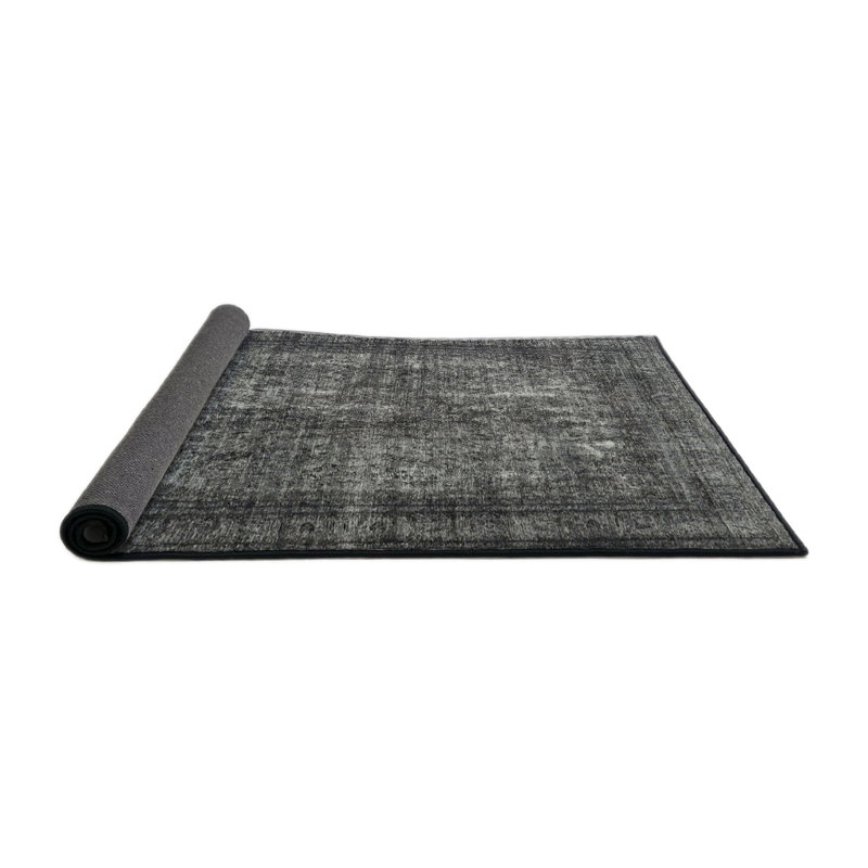 Tapis oriental noir Stennett, Rond 4 pi