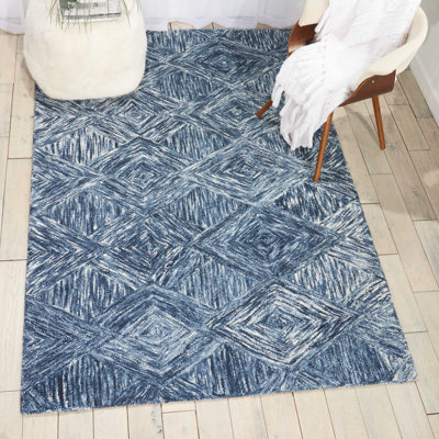 Tapis bohémien en denim Jodie