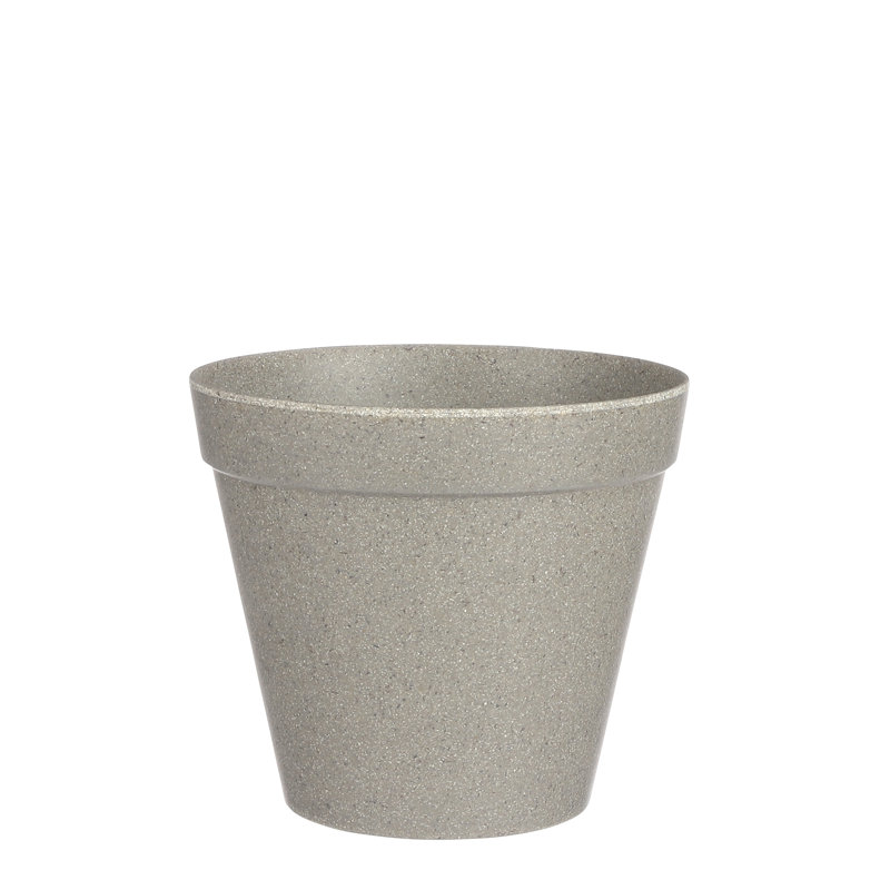 Pot à fleurs en fibres naturelles, Gris, H 3,75 po x l 4,3 po x P 4,3 po