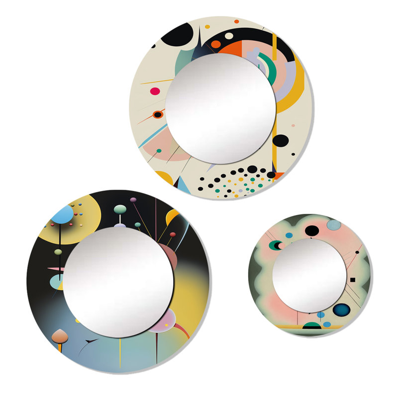 Miroir Divine Secrets Retro Abstract Illustration II