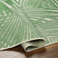 Dajerin Indoor & Outdoor Boho Rug Green/Ivory-559108273