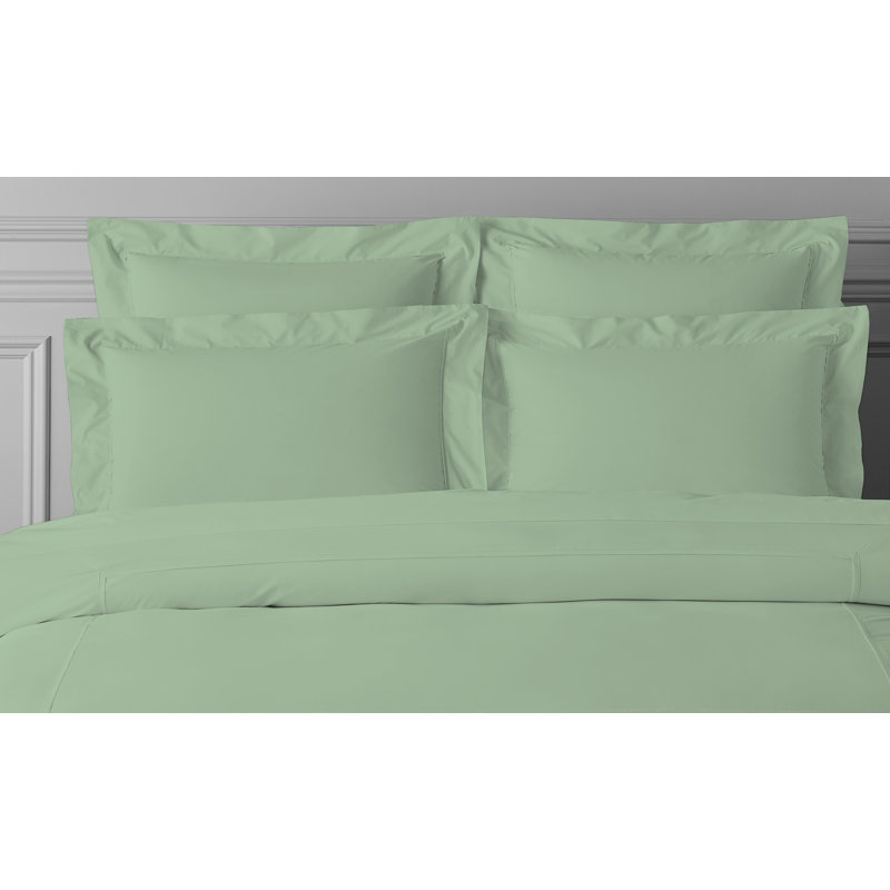 Sage Queen Solid Microfiber 6-Piece Bed Sheet Set