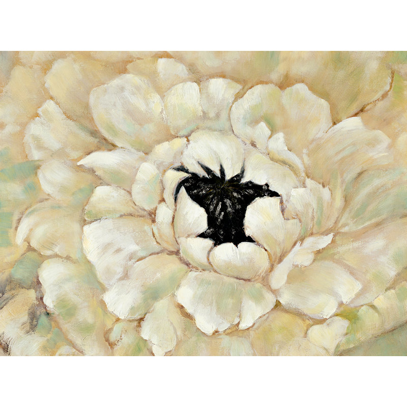 « fleur », peinture sur toile
