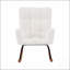 Chaise berçante rembourrée avec dossier haut Comfy