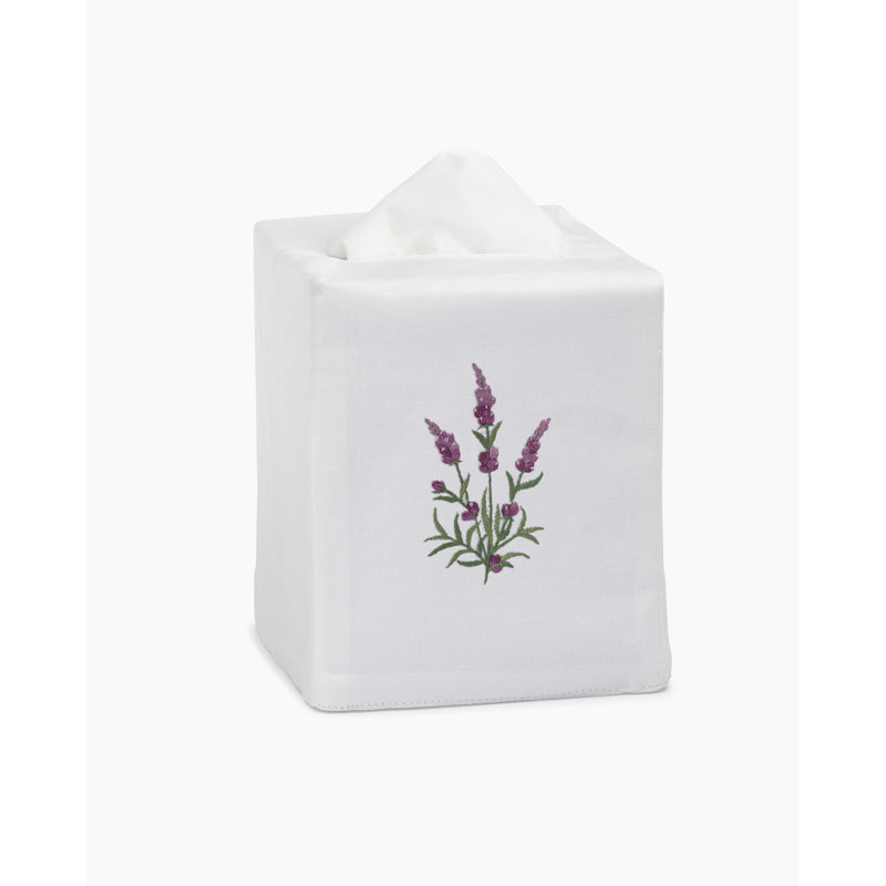 Lavender Botanical Tissue Box Cover