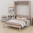 Murphy Bed With Sofa And LED